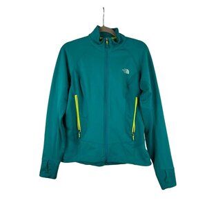 The North Face Summit Series Women's Medium Jacket Full Zip Teal Apex Bionic